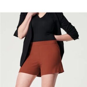 SPANX On-The-Go 4" Shorts Color-Bronze Glow - Size XL